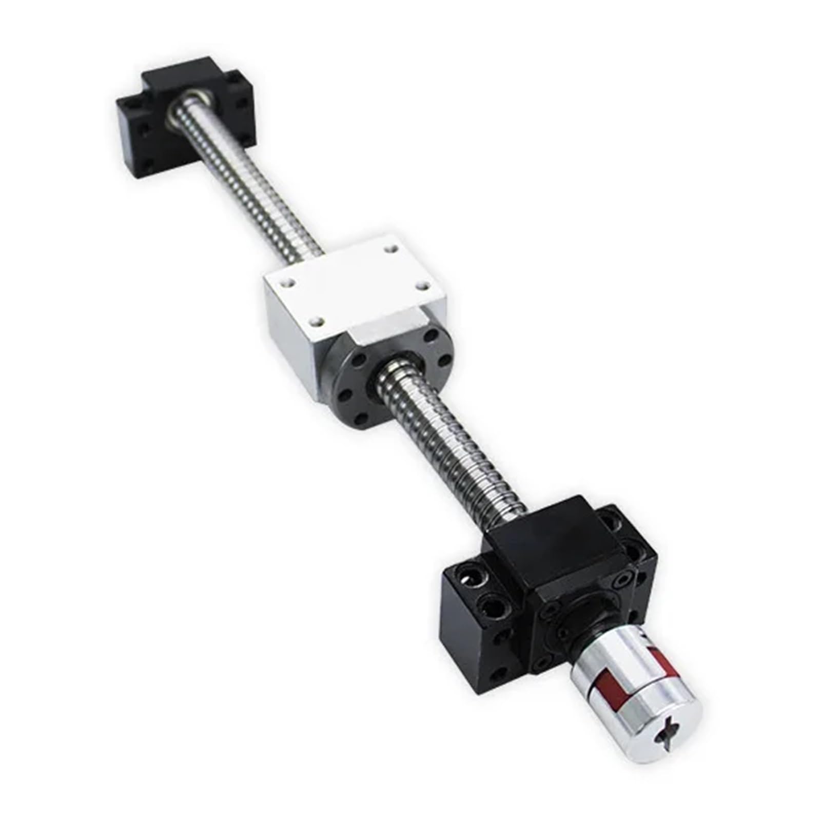 Metal Ball Screw nut 20mm SFE2020 Large Lead Ball Screw Kit with DSG2020 Nut Housing BKBF15 End Support and Coupling for CNC Xyz Axis Milling(900mm)