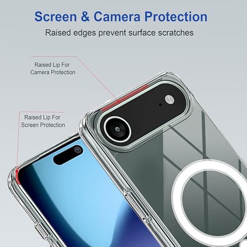 Image of amazon basics Back Case Cover for iPhone 17 Air | Scratch-Resistant Back Cover | Clear