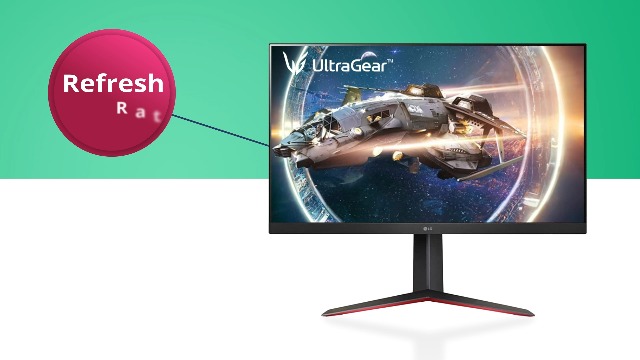 LG製 UltraGear 32GN650-Bモニター※V字型スタンドなし