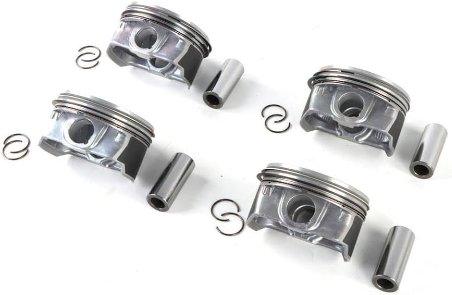 4pcs Piston And Ring Kit For 2.4L 2007 2008 2009 2010 2011 2012 2013 Engine Replacement Compatible With 230402G20