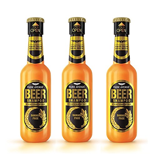 Park Avenue Damage Free Beer Shampoo, 180ml (Pack of 3)