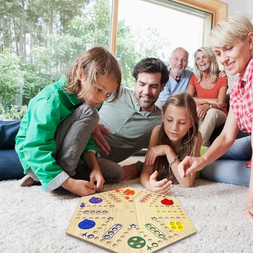 Wooden Wahoo Juego de Mesa de Madera para 4 a 6 jugadores miniatura 7
