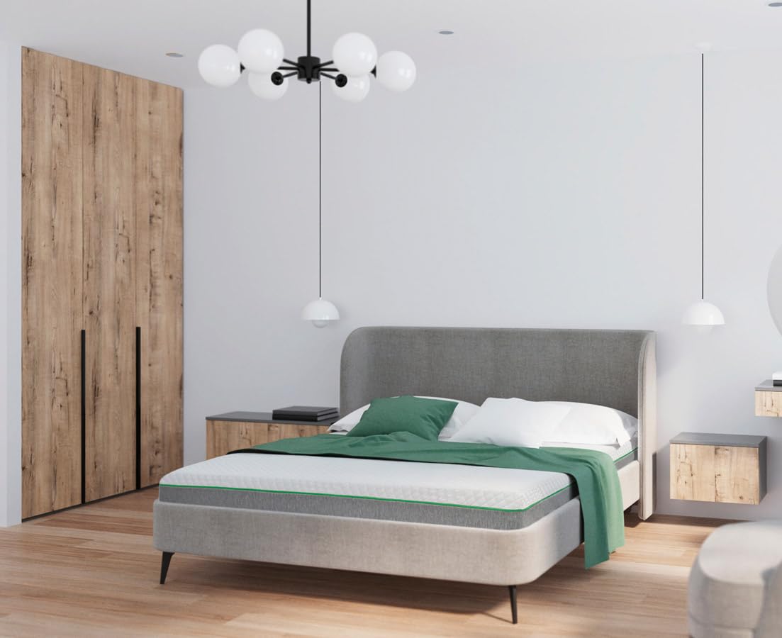 Ciberdescans Colchón Articulable Viscoelástico KM5 HR 25 kg Desenfundable 20 cm para Cama Articulada Firmeza Media 135x190cm