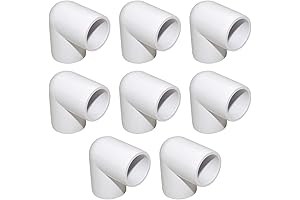 1&quot; PVC Elbow Fitting – Pack of 8