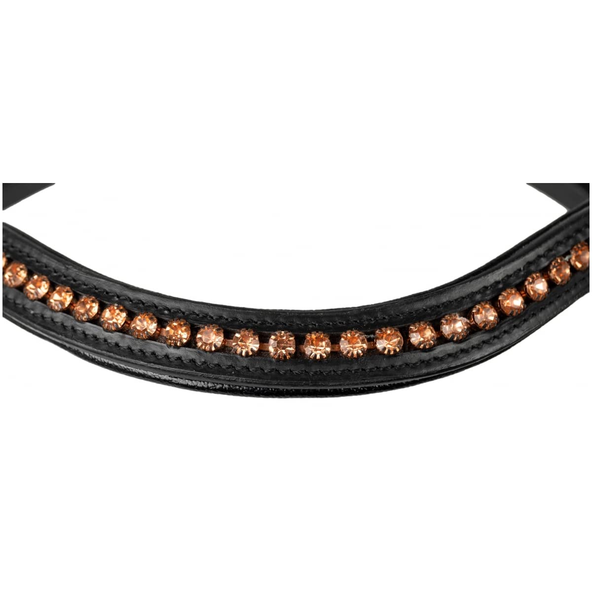 Marengos Trensenzaum Comfort Rosemary schwarz Rosegold