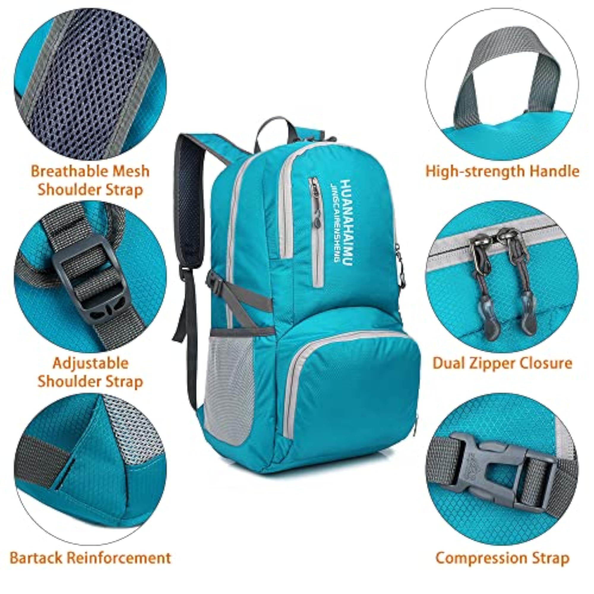 Lightweight Foldable Waterproof Backpack for Travel