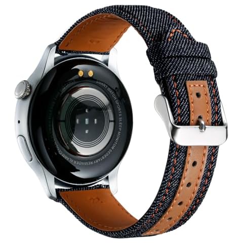 Moran Leather Denim Watch Band Cover