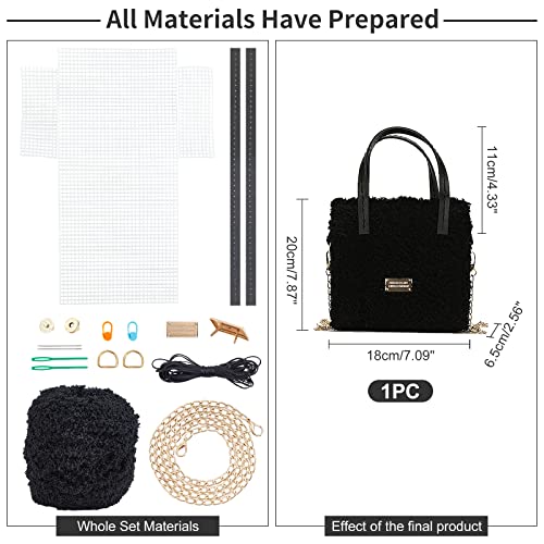 WADORN 18pcs DIY Knitting Crochet Bags Kit - Image 2