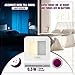 KALMIRIS Night Lights Plug Into Wall - RGB Color Changing Nightlight for Children - Cool Boys and Girls Night Lights for Bedroom - Safe Toddler and Kids Night Light Plug in with Dusk to Dawn Sensor