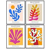 LARGE 11x14 - Matisse Wall Art - Matisse Poster - Minimalist Wall Art - Abstract Art - Aesthetic Room Decor Set - Mid Century Modern Wall Art - Matisse Print - Minimal Wall Art - Henri Matisse