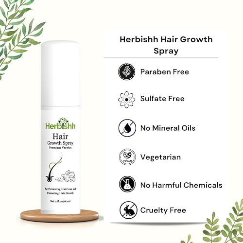 Miniatura 6 de Herbishh Trío de suero para el cabello fórmula vegana y ligera para engrosar el cabello en todo tipo de cabello  Aplicación conveniente  Sin perfume