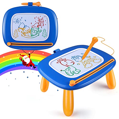 Smasiagon Magnetische Maltafel Zaubertafel für Kinder, Bunte Löschbare Magnettafel Zeichentafel mit Beinen für Kleinkind Spielzeug ab 1 2 3… – Ansicht 1