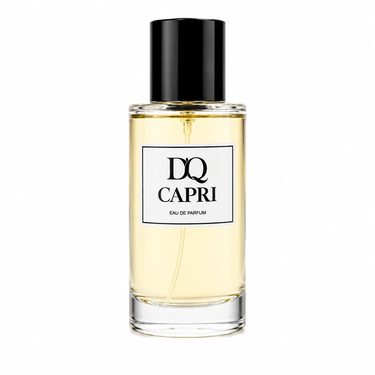 D'QAR Capri Eau de Parfum 50 ml – Frisch-zitrischer Unisex Duft mit italienischer Bergamotte, Neroli und Ingwer – Mediterraner Sommerduft