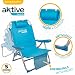 Aktive 53983 - Silla mochila plegable aluminio 64 x 63 x 82...