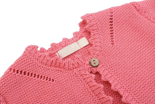 Image of Lilax Baby Girls' Long Sleeve Shrug, Knit Girls Cardigan, Childrens Bolero