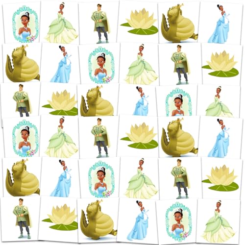 Princess and the Frog Tattoos Party Favors Bundle, 72 Pc Individual Tattoos image 5