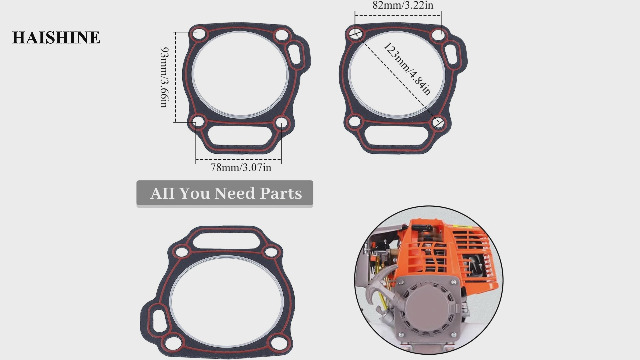 Image of 2Pcs /lot 88mm Cylinder Head Gasket for Honda GX390 GX 390 188F 13hp 5KW Petrol Generator Small Engine Parts