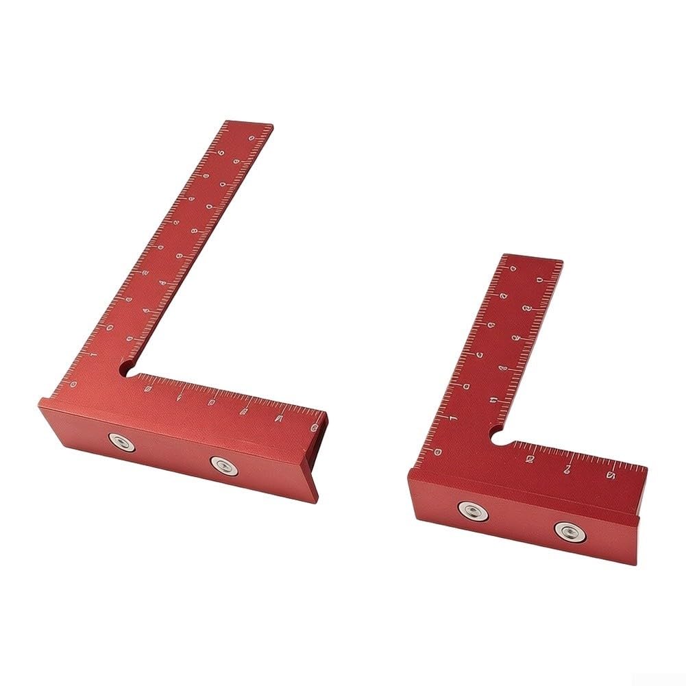 Escuadra Magnética de Aluminio, Base Antideslizante, 100mm