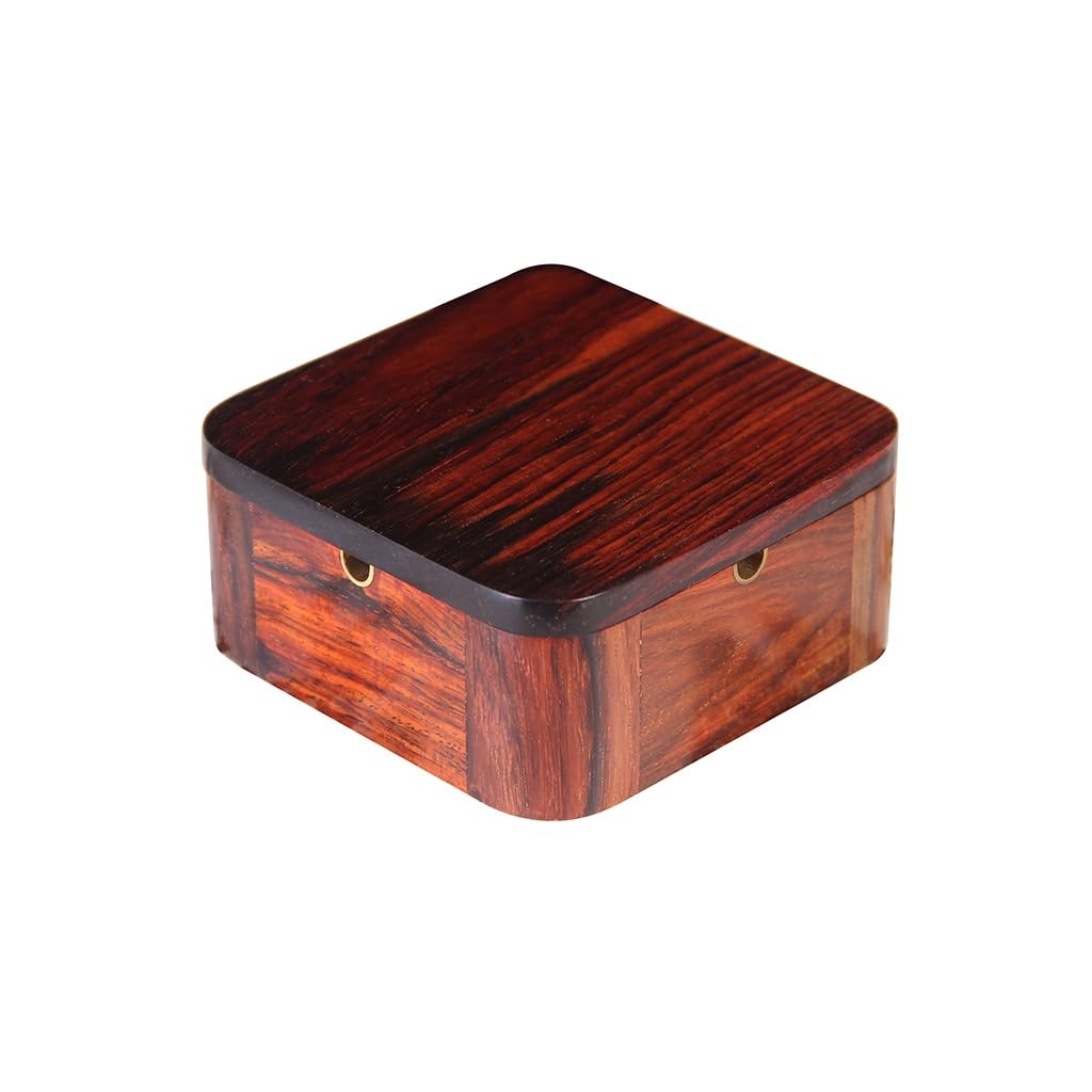 Gthtuhfd Ash Tray Wooden Ashtray Home Living Room Coffee Table Ornaments, Copper Inlaid Chinese Retro Ashtray Ashtray For Outside Patio