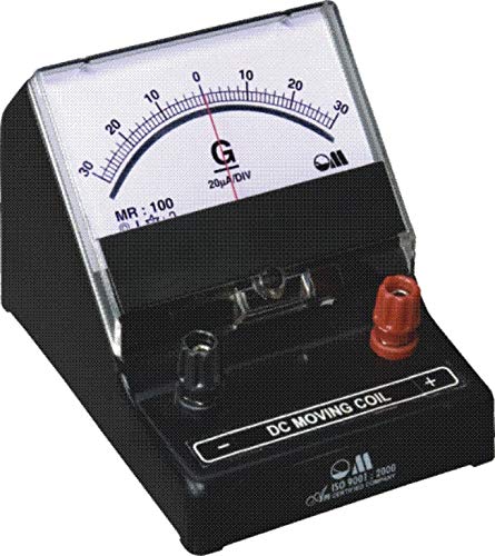 Om Meters MR-100 Desk Stand Analog 30-0-30 (20uA/Div) Moving Coil Galvanometer (Black) (B08VDC1J7Y) Amazon Price History, Amazon Price Tracker
