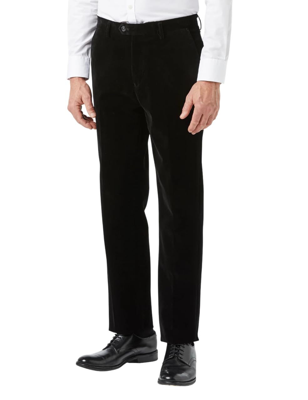 SAINLY Mens Classic Black Pant Formal Wear Trouser Gift for Men Wedding Pant