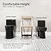 HOROW T0338WB Elongated One Piece Toilet Black, Compact Modern Toilet with Comfortable Seat Height, ADA Chair Height 17.3