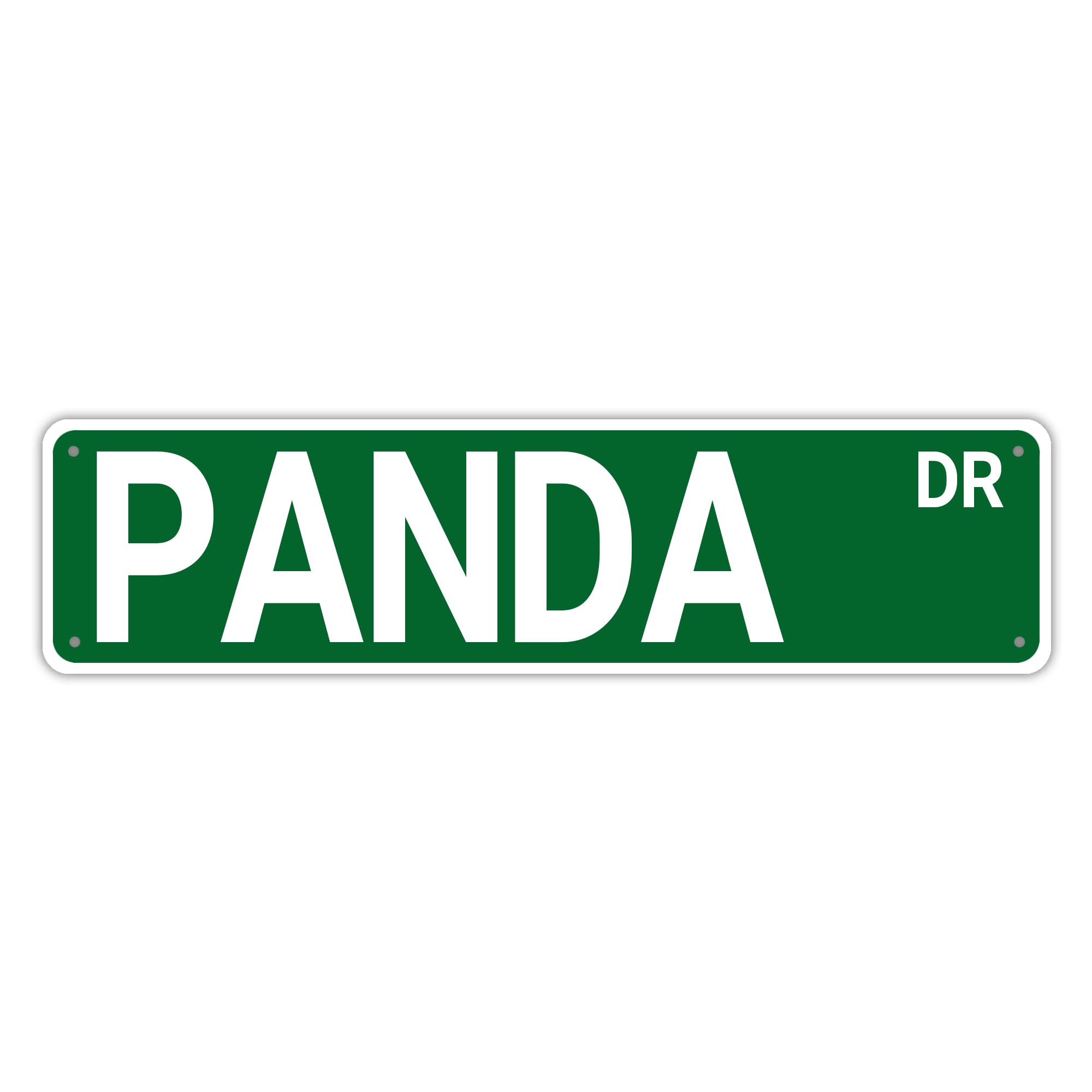 Panda Dr Retro Tin Signs Plaque Aluminum Metal Sign Quotes Home Kitchen Garden Wall Funny Pub Club Porch Decoration 4x16 Inch