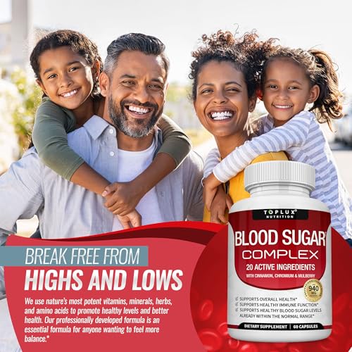 Toplux Blood Sugar Complex Supplement