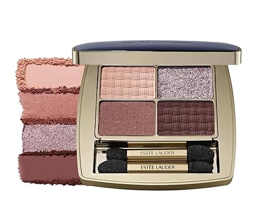 Estée Lauder The Essential Eyeshadow Quad Long Lasting paleta cieni do powiek – cienie do powiek, które można łatwo nakładać i mieszać, odporne na osadzanie się i blaknięcie, idealne dla skóry