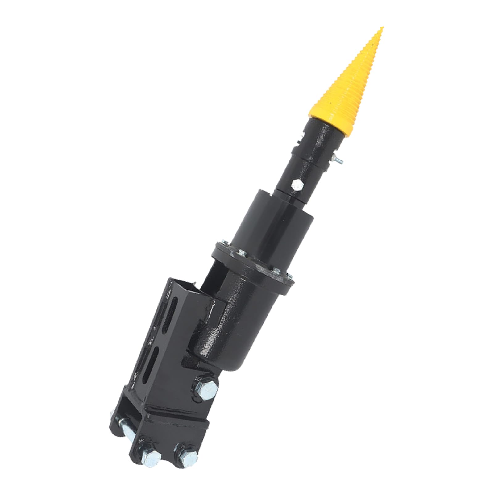 Generic Minikoparka Hydrauliczna łuparka do Kłód Przystawka ślimakowa Wydajne Narzędzie do Rozłupywania Drewna Opałowego i Wiercenia w Ziemi ze Stali Manganowej o Długości 70 Cm