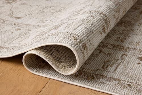 Loloi Magnolia Home by Joanna Gaines Pace Collection PAC-01 Natural/Stone 2'-6" x 10'-0" Runner Rug
