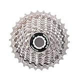 BIKECO 8-9-10-11-12 Speed-Cassetta per bici da corsa,11-23T 11-25T 11-28T 11-30T 11-32T 11-36T per bici da corsa,pignone a ruota libera compatibile con Shimano Sram (tranne XD)(10 velocità 11-30T)