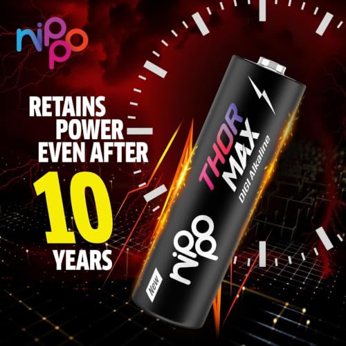Image of Nippo Thor MAX AAA Alkaline Battery (Pack of 4)