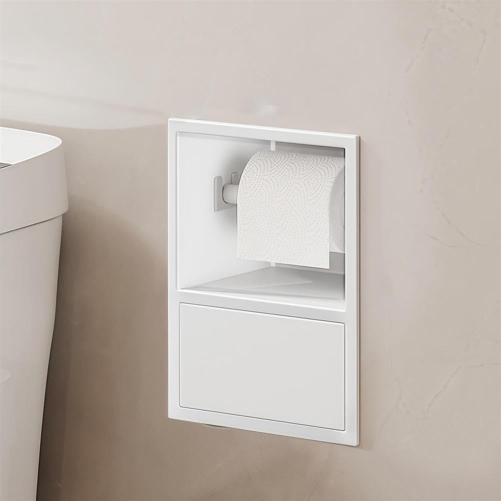 Étagère murale en acier inoxydable pour optimiser les petites douches