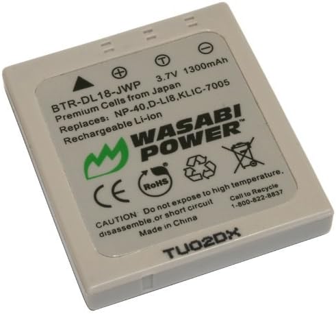 Wasabi Power Battery for Ricoh D-L18 and Ricoh Caplio 10G