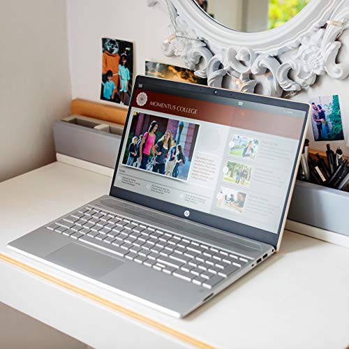 Image of HP Pavilion 15-CS1052TX 2018 15.6-inch Laptop (8th Gen Core i7-8565U /8GB /2TB /Windows 10 Home /4GB NVidia GeForce MX150 Graphics), Mineral Silver