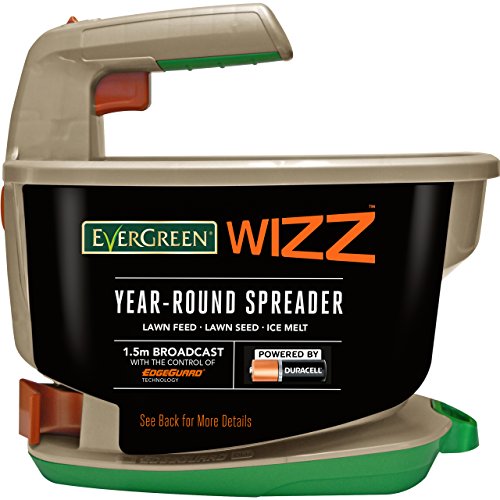 EverGreen Wizz Year-Round Spreader Seed, Grey, 29.4x19.9x27.5 cm