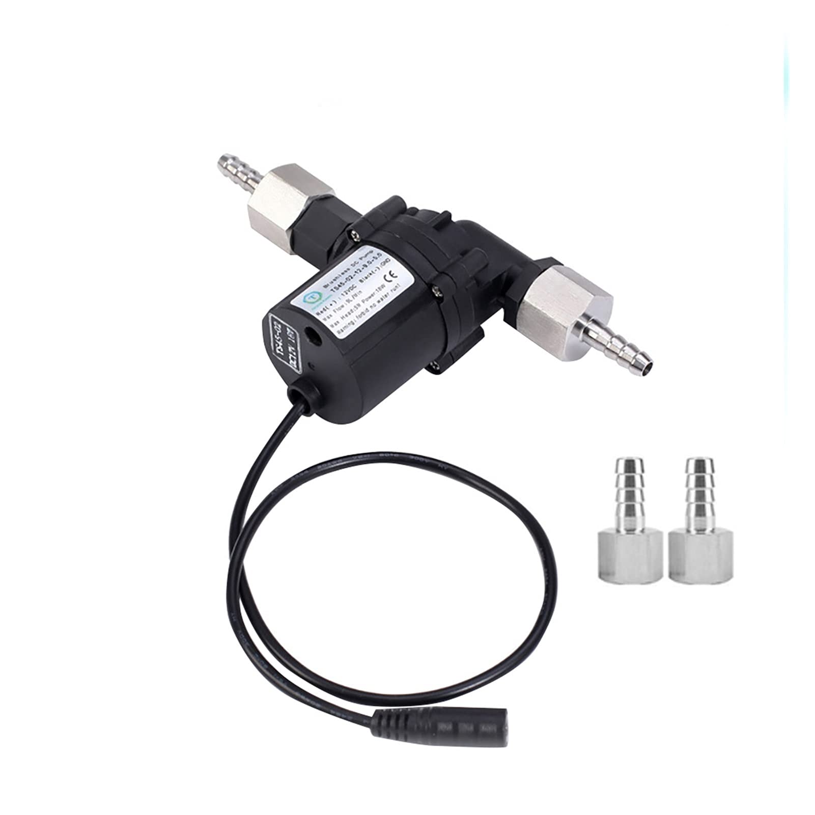 LIANJUN Beer Pump Home Breweries Water Circulation Anti Rust Durable Transfer DC 12V 18W Brewing Brushless Shaft Fluid Wine Making (Size : A)