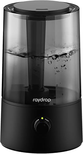 raydrop Humidificadores para dormitorio, humidificadores para el hogar y habitación grande, humidificadores de niebla fría para bebés y plantas,