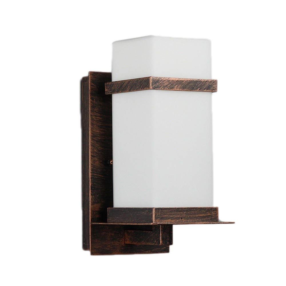 Luminaire mural extérieur en aluminium bronze de 40cm, l'élégance étanche IP55 pour vos façades