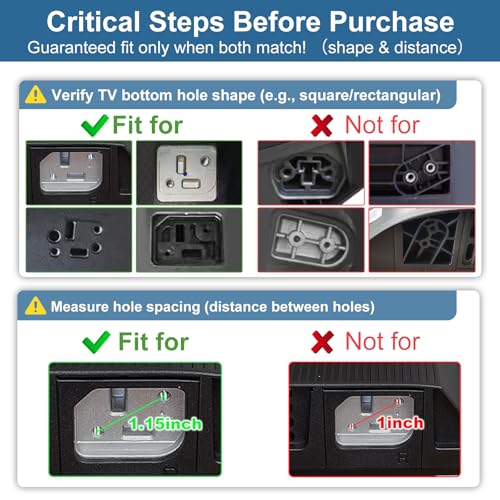 image for Dinghosen Base Stand for Hisense TV Legs, for Hisense 32-58 Inch TVs (