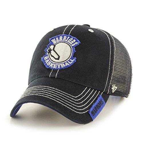 NBA Golden State Warriors Turner Clean Up Hat, One Size, Black