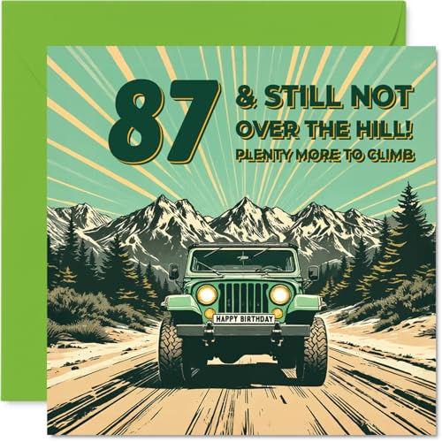 Cartes d'anniversaire 87 ans pour hommes et femmes