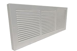 White Baseboard Return Grill: Discreet Home Vent Covers for Optimal Airflow