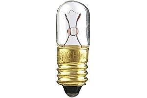 1487 Bulb Miniature Lamp, T3 1/4, 14V, PK10