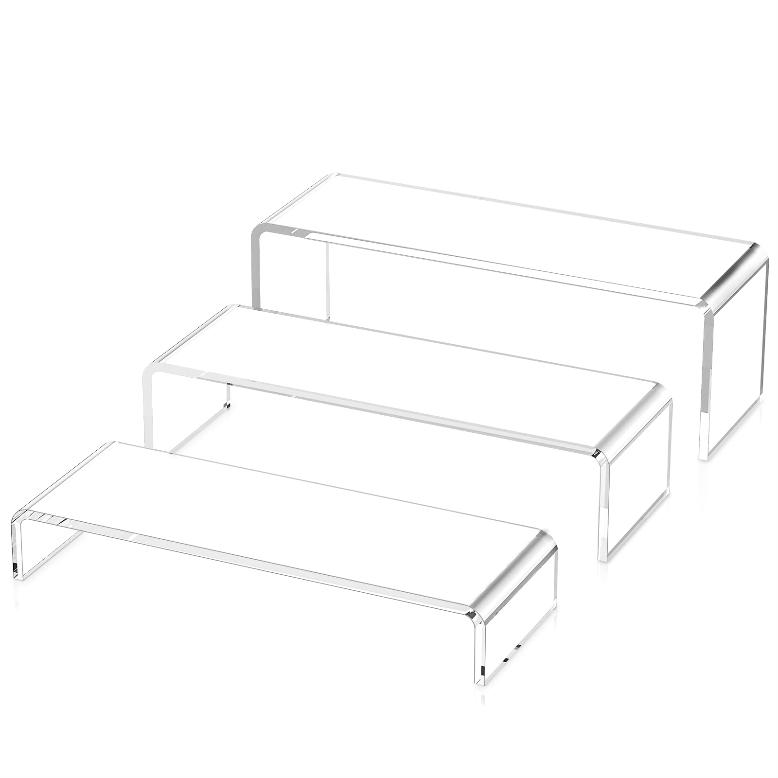 Amazon.com: Acina Large Acrylic Display Risers: 3Pcs 9