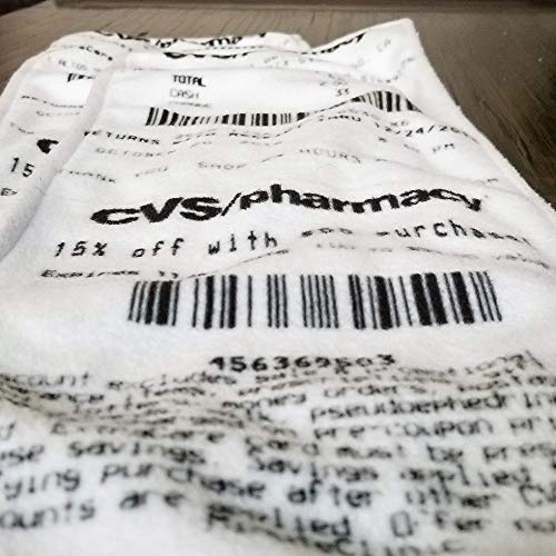 Cvs Receipt Scarf, Double Sided, Hilarious 100% Fleece Scarf. Looks Like A Real Cvs Receipt #TOP2
