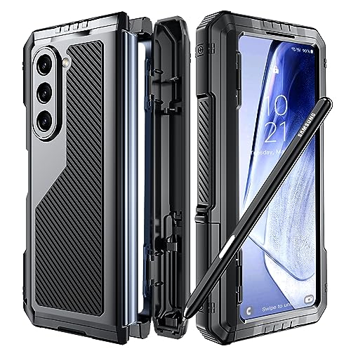 Coque Samsung Z Fold 5 antichoc protection intégrale 360 étui métal charnière