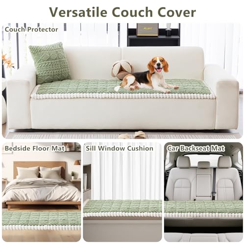DREAMINGO Non Slip Fuzzy Couch Cover for Dogs, Washable Pet Sofa Protector - image 4