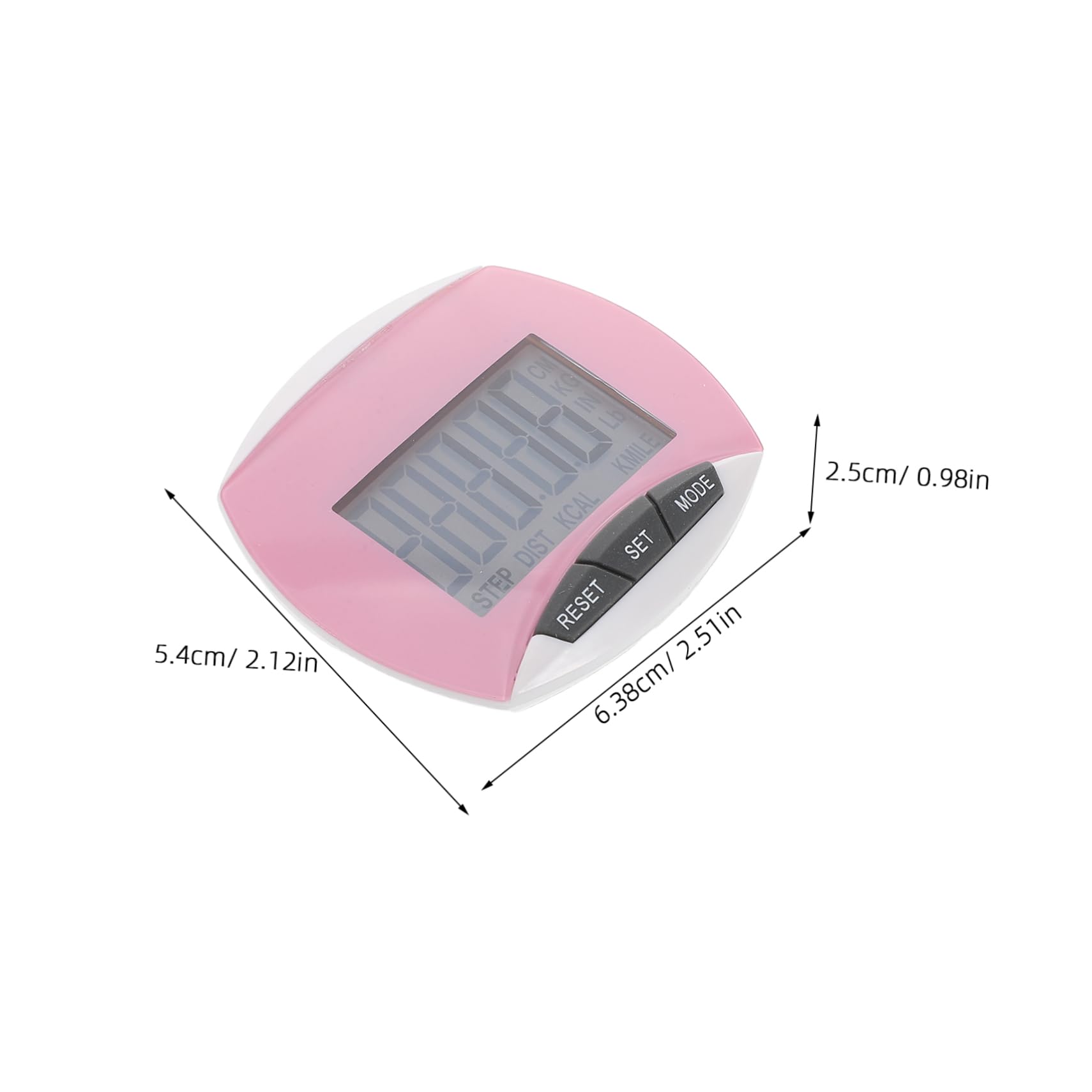 Kisangel Portable Step Counter for Fitness Accurate Outdoor Pedometer with High Precision Sensors for Running Hiking Activities Simple Design for Easy Use